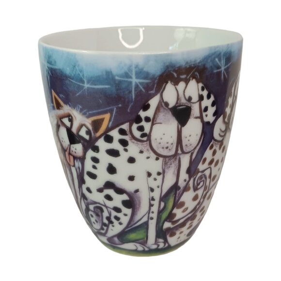 Menagerie Living Arts Funny Dog Mug Cups Set Of Three Excellent Condition - Picture 4 of 16